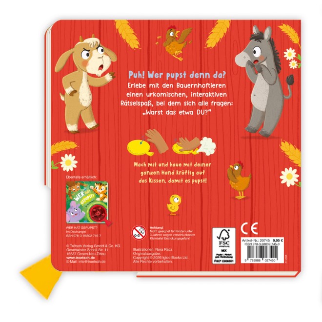 Spielbuch Wer hat gepupst? Auf dem Bauernhof