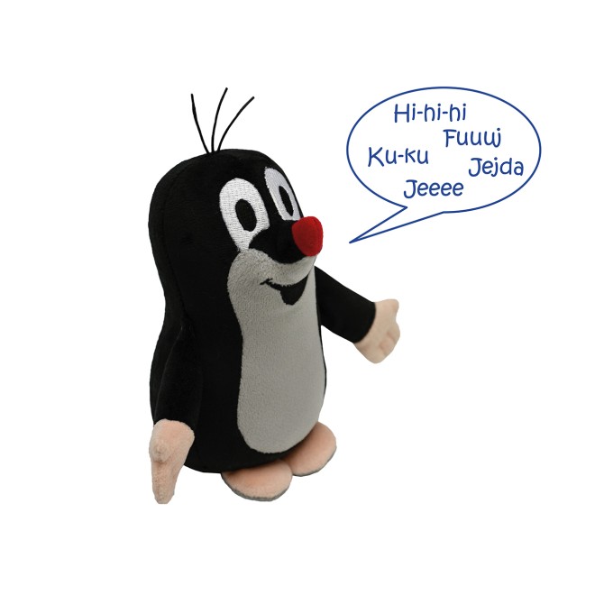 DER KLEINE MAULWURF Plüschfigur 16 cm sprechend