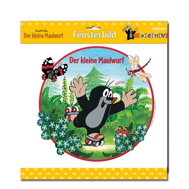 Fensterbild "Der kleine Maulwurf"