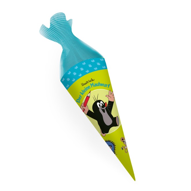 Schultüte "Der kleine Maulwurf" 22 cm Tüll