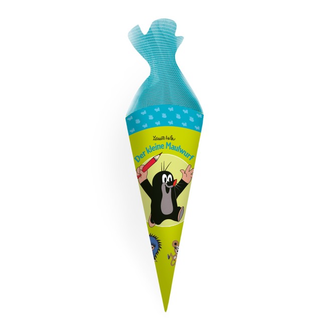 Schultüte "Der kleine Maulwurf" 22 cm Tüll