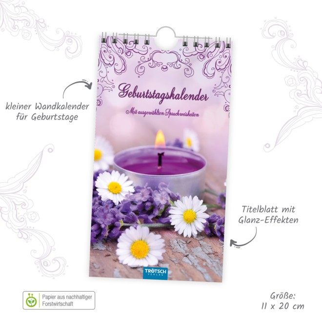 Geburtstagkalender "Idylle"