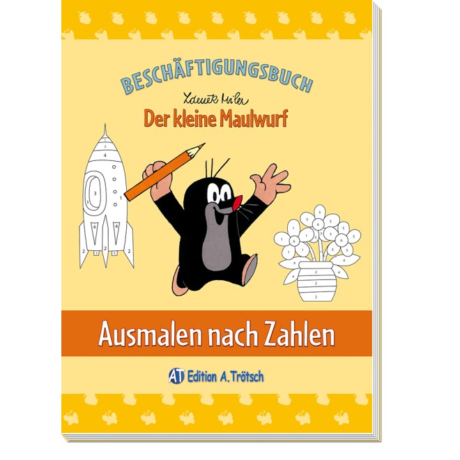 Maulwurf-Beschäftigung Ausmalen