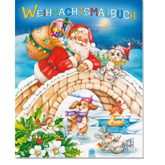 Kleines Weihnachtsmalbuch