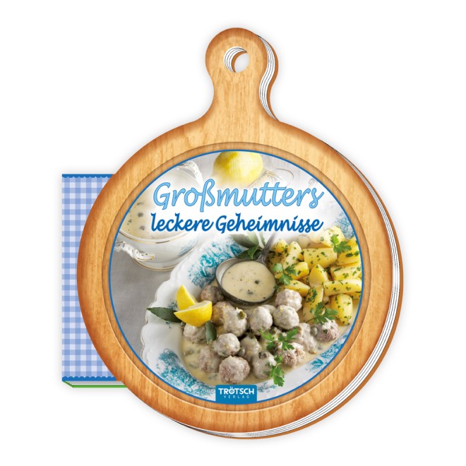Rezeptbuch Brettchen "Großmutters leckere Geheimnisse"