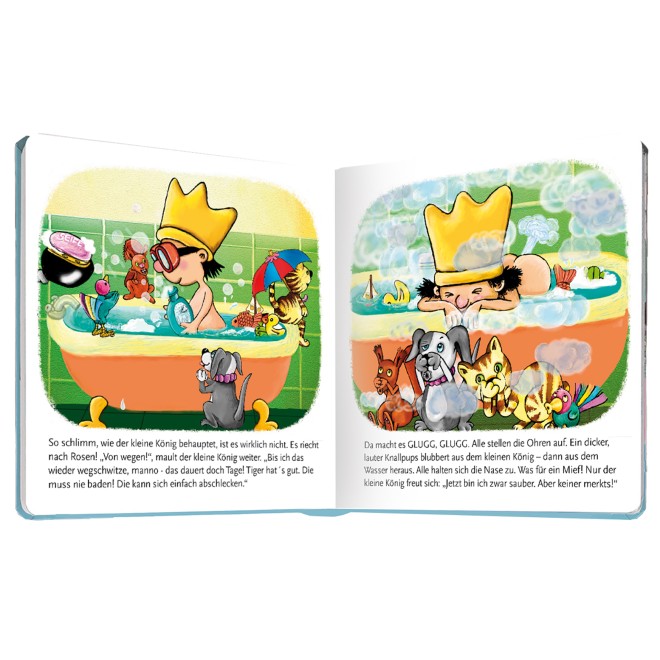 DER KLEINE KÖNIG Geschenkbuch Badespaß