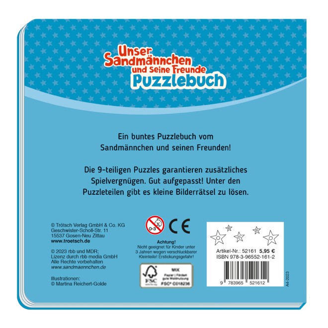 UNSER SANDMÄNNCHEN Puzzlebuch