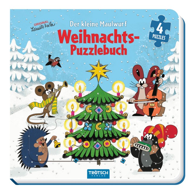 Maulwurf Puzzlebuch Weihnachten