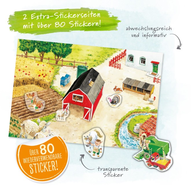 Stickerbuch "Der Bauernhof"