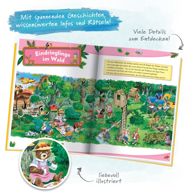 Stickerbuch "Der Wald"