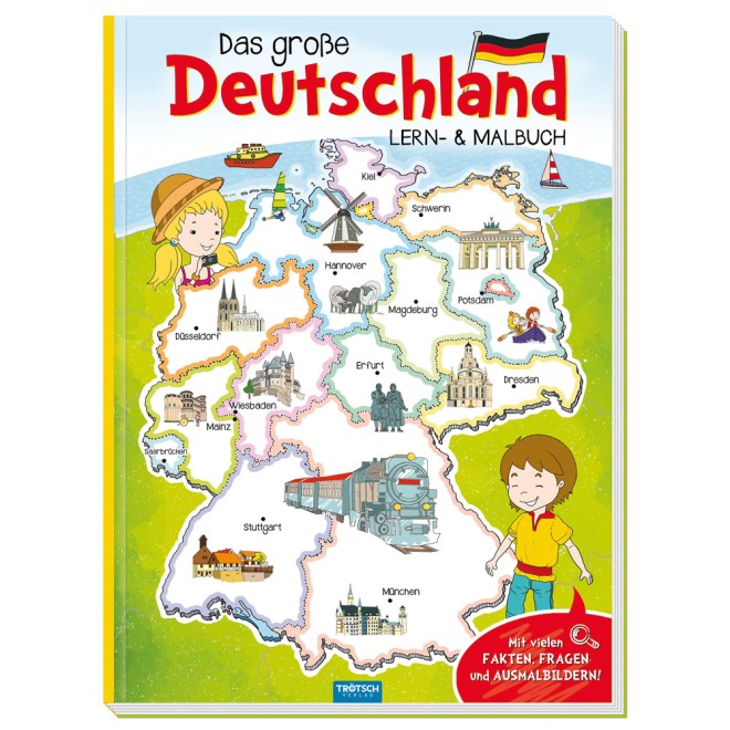 Lern- und Malbuch "Deutschland"