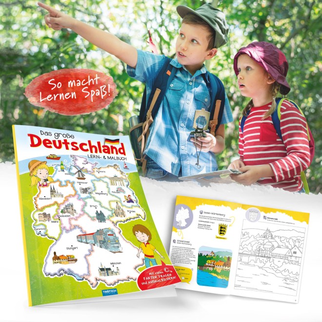 Lern- und Malbuch "Deutschland"