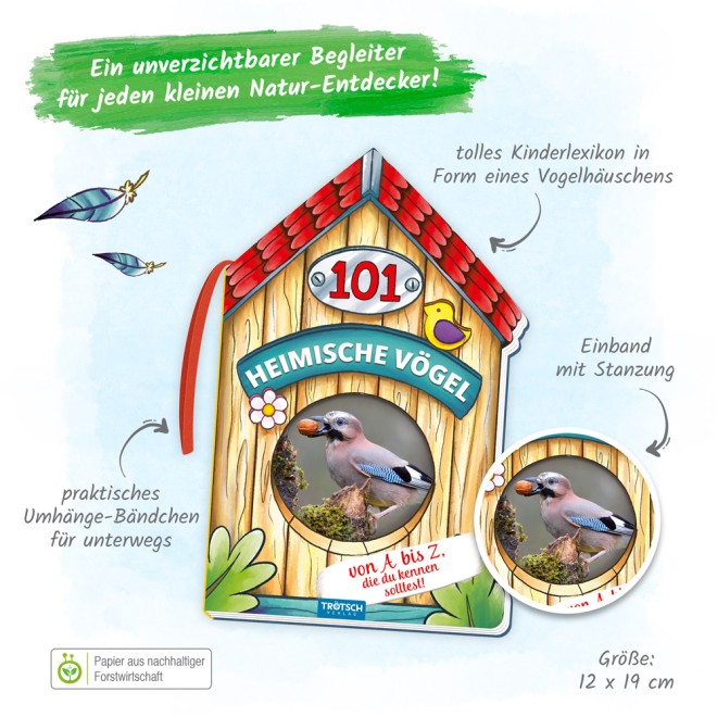 Wissensbuch "101 Heimische Vögel"