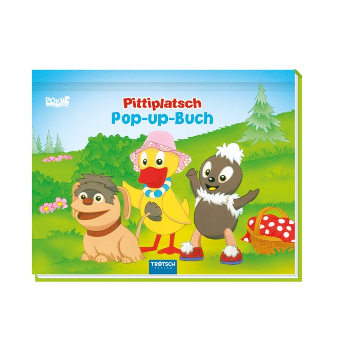 UNSER SANDMÄNNCHEN Mini-Pop-up-Buch "Pittiplatsch"