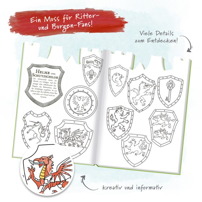 Mal- und Lernbuch "Ritter"