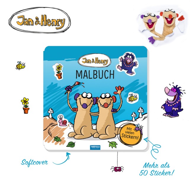 JAN & HENRY Malbuch
