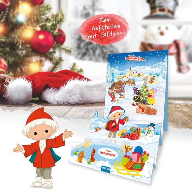 Sandmann Aufstell-Adventskalender