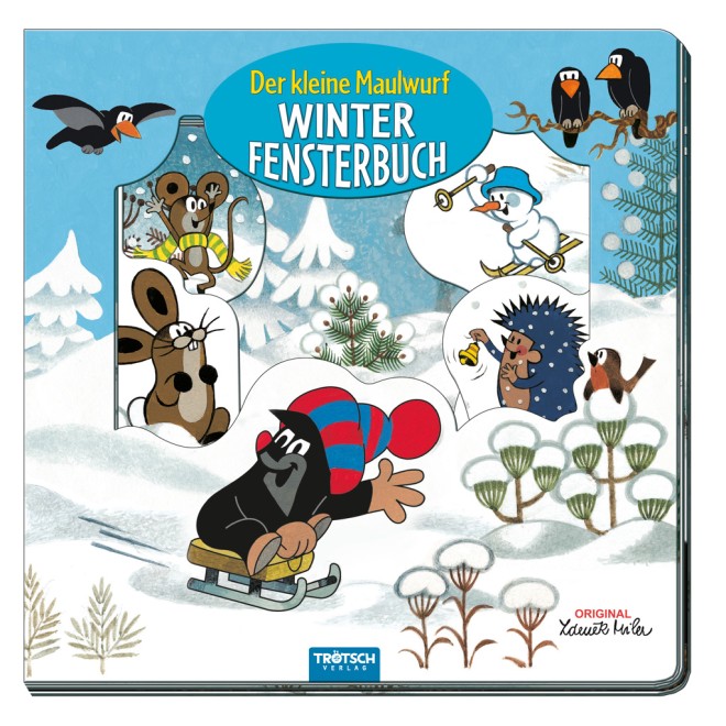 DER KLEINE MAULWURF Fensterbuch Winter