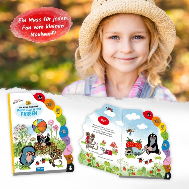 DER KLEINE MAULWURF Registerbuch "Farben"