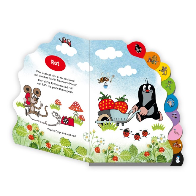 DER KLEINE MAULWURF Registerbuch "Farben"