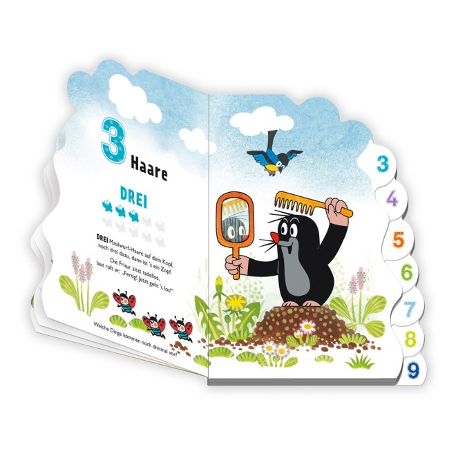 DER KLEINE MAULWURF Registerbuch "Erste Zahlen"