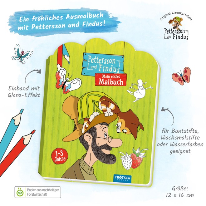 PETTERSSON & FINDUS Mein erstes Malbuch