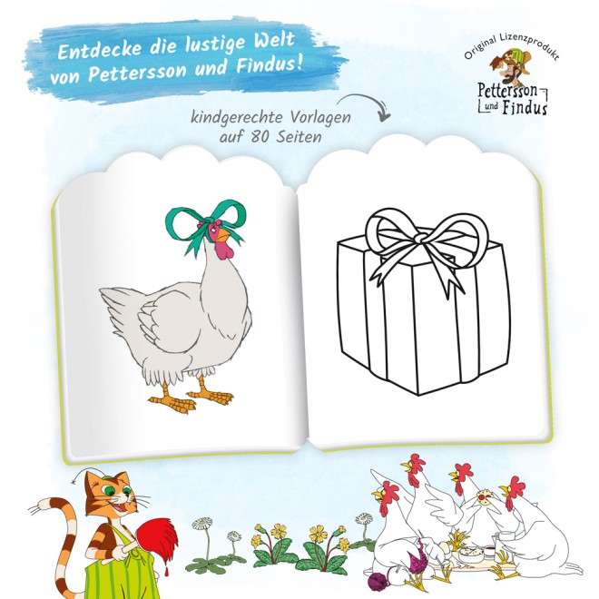 PETTERSSON & FINDUS Mein erstes Malbuch