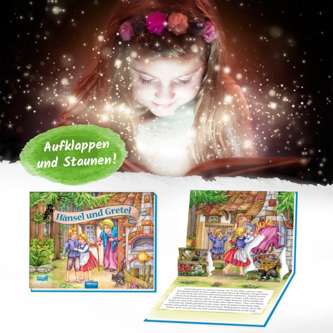 Mini-Pop-up-Buch "Hänsel & Gretel"
