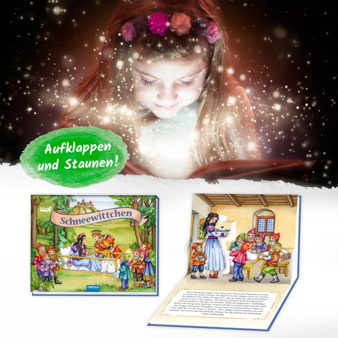 Mini-Pop-up-Buch "Schneewittchen"