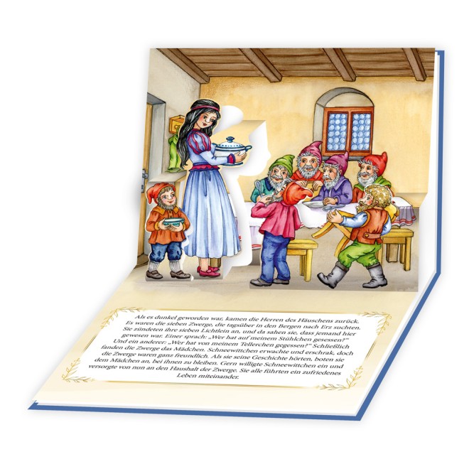 Mini-Pop-up-Buch "Schneewittchen"