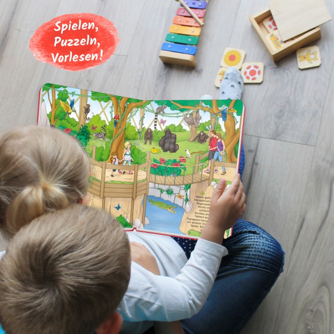 Puzzle- und Spielbuch "Im Zoo"