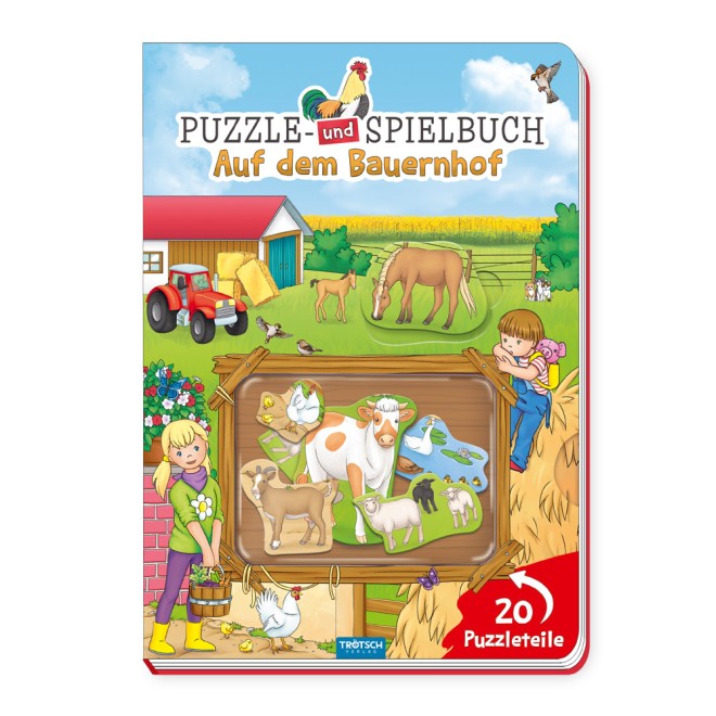 Puzzle- und Spielbuch "Auf dem Bauernhof"
