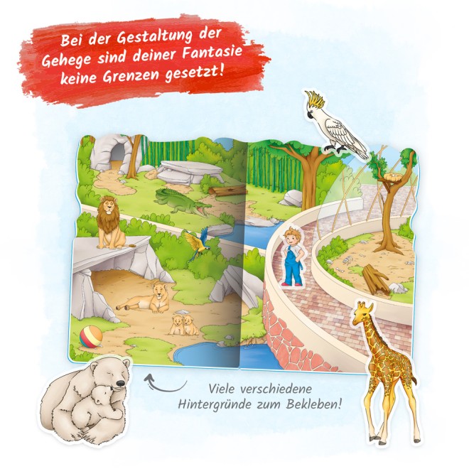 Stickerhaus "Zootiere"