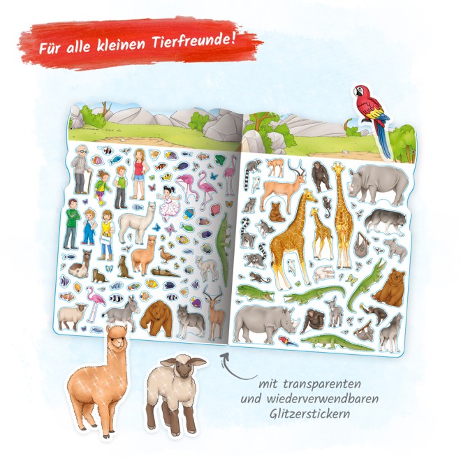 Stickerhaus "Zootiere"