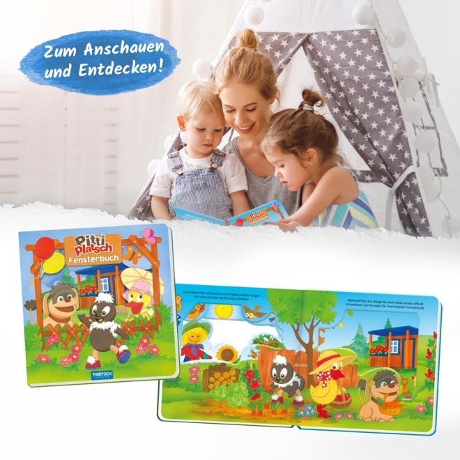 UNSER SANDMÄNNCHEN Fensterbuch "Pittiplatsch"