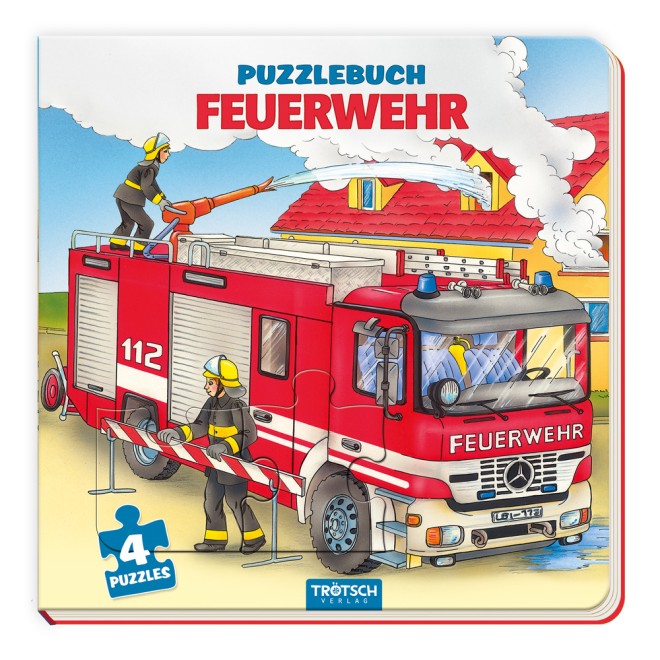 Puzzlebuch quadratisch "Feuerwehr"