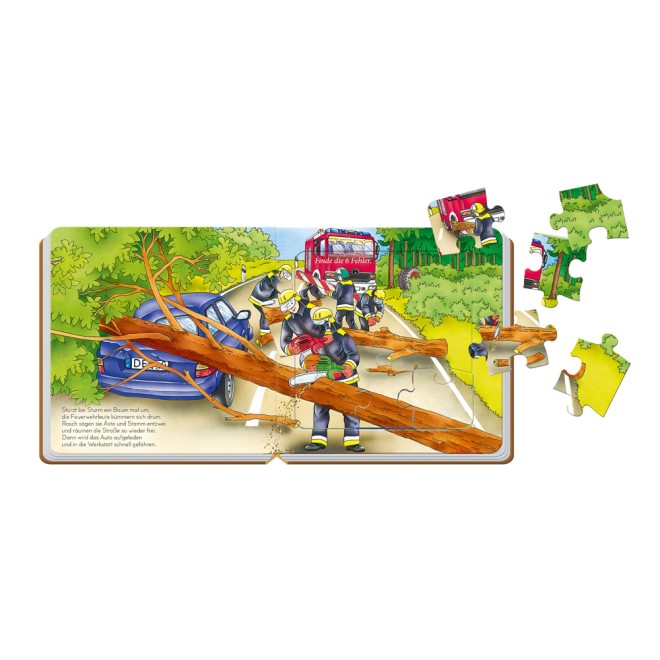 Puzzlebuch quadratisch "Feuerwehr"