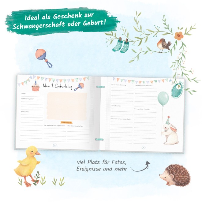 Babyalbum Unser Baby -Das erste Jahr