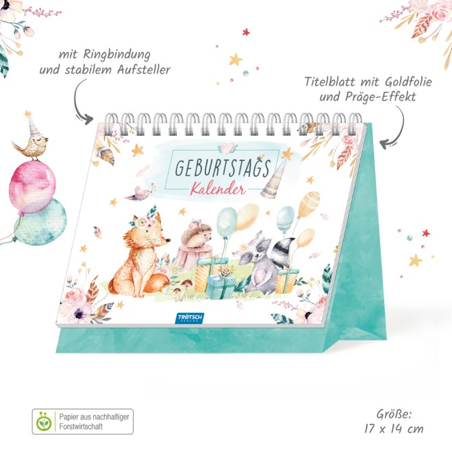 Geburtstagskalender "Waldfreunde"