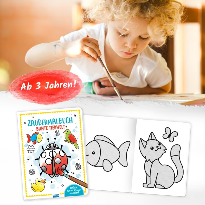 Zaubermalbuch "Bunte Tierwelt"