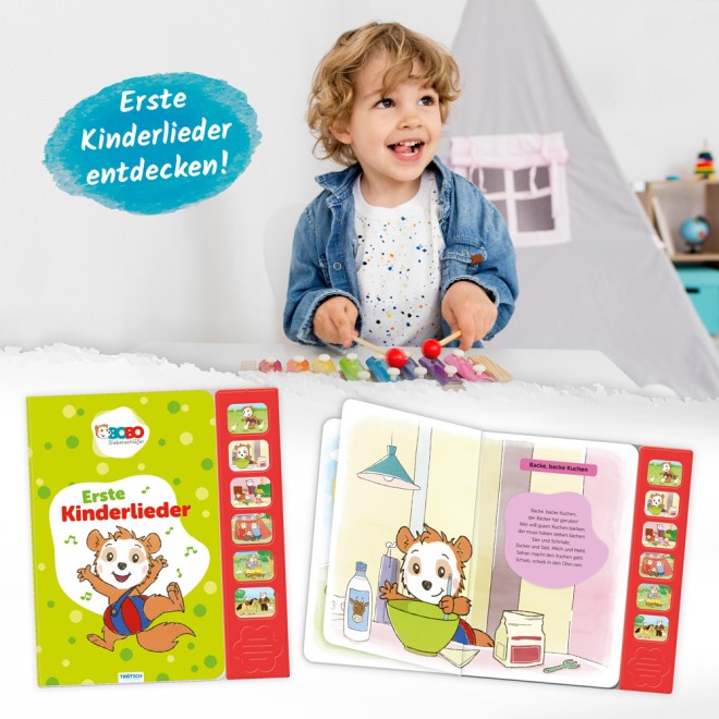 BOBO SIEBENSCHLÄFER Soundbuch "Erste Kinderlieder"
