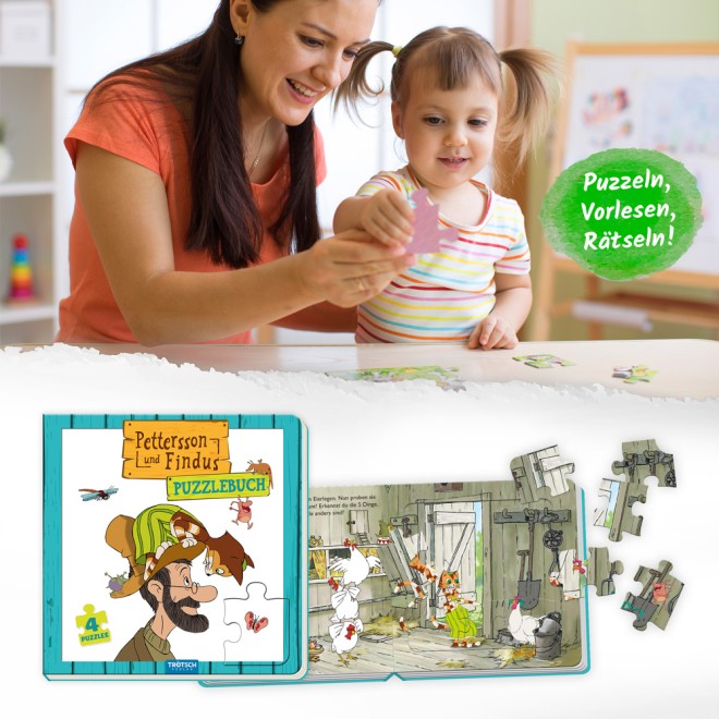 PETTERSSON & FINDUS Puzzlebuch quadratisch