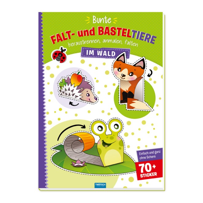 Bastelbuch Bunte Falt- und Basteltiere "Im Wald"