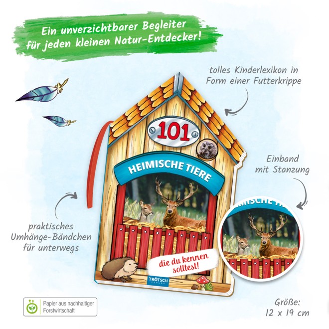 Wissensbuch "101 Heimische Tiere"