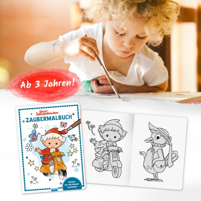 UNSER SANDMÄNNCHEN Zaubermalbuch