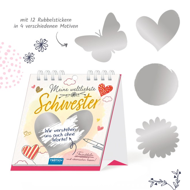Überraschungsgrüße "Meine weltliebste Schwester"