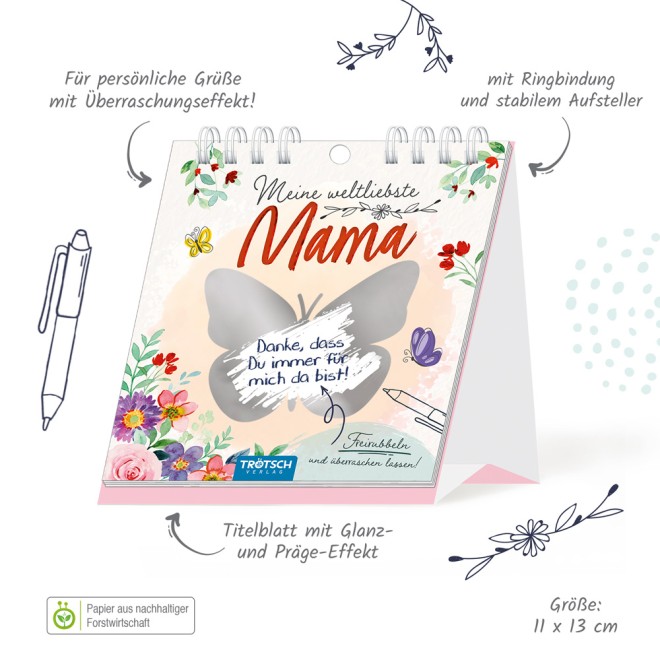 Überraschungsgrüße "Meine weltliebste Mama"