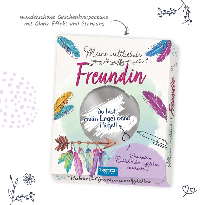 Überraschungsgrüße "Meine weltliebste Freundin"