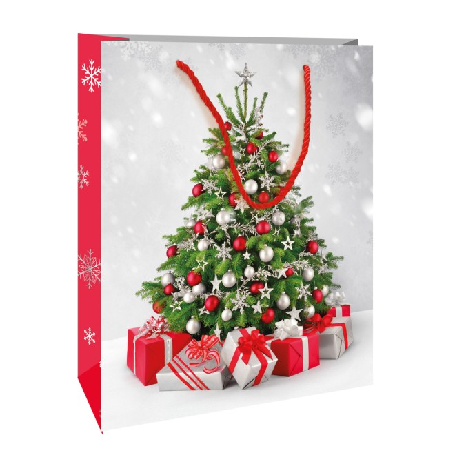 Weihnachts-Glitzertasche groß