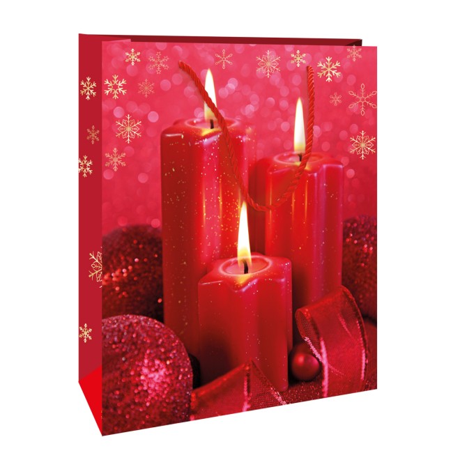 Weihnachts-Glitzertasche groß